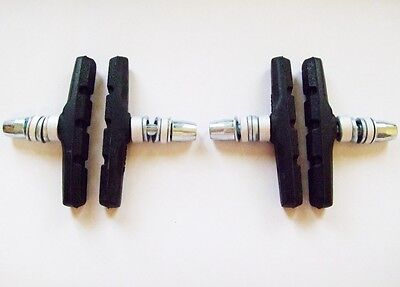 2 x SETS V BRAKE BLOCKS CYCLE BIKE BICYCLE MTB MOUNTAIN BRAKE BLOCKS P